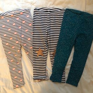 Size 3t girls cat and jack leggings